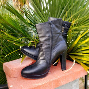 Liebeskind Berlin‎ leather high heel platform ankle boots
